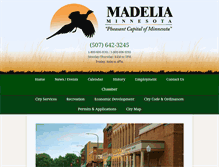 Tablet Screenshot of madeliamn.com
